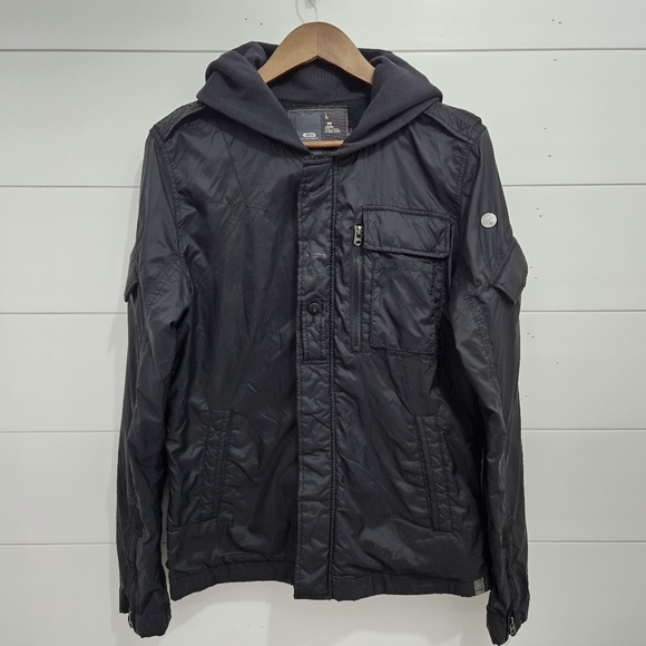 G Star Raw Hooded Jacket Large - Picture 2 of 12